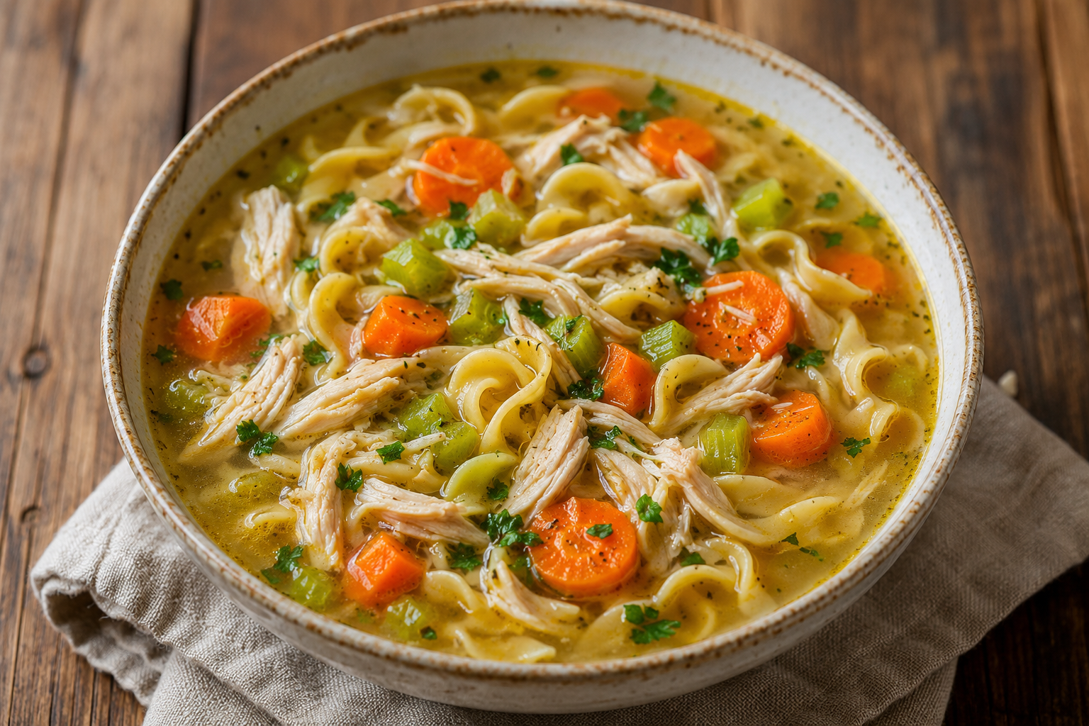 Hearty Chicken Noodle Soup Recipe – Comfort Food for Cold Days