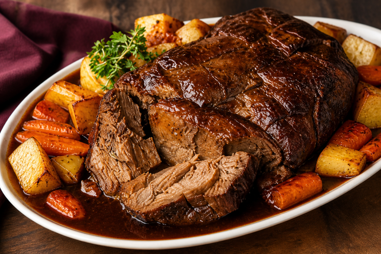 Juicy Roast Beef Recipe with Rich Gravy – Perfect Sunday Dinner