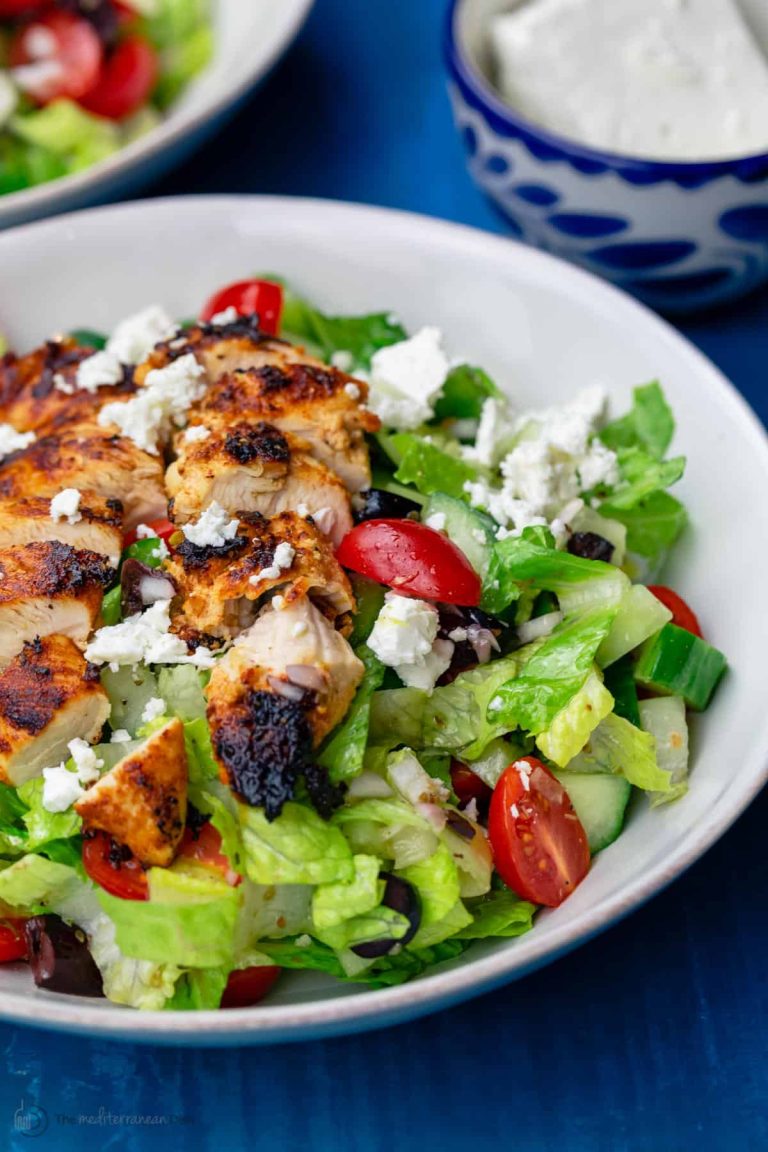 Grilled Chicken with Greek Salad