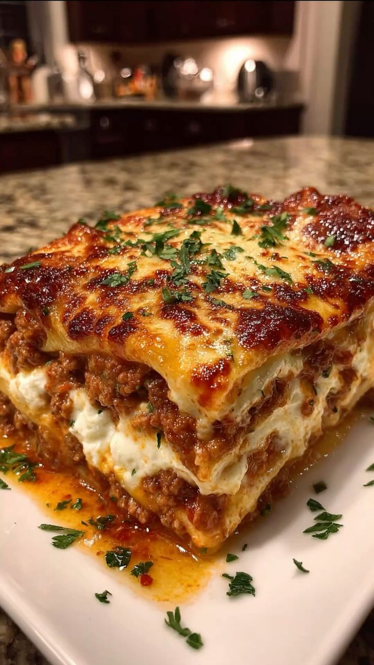 Hearty Classic Meat Lasagna