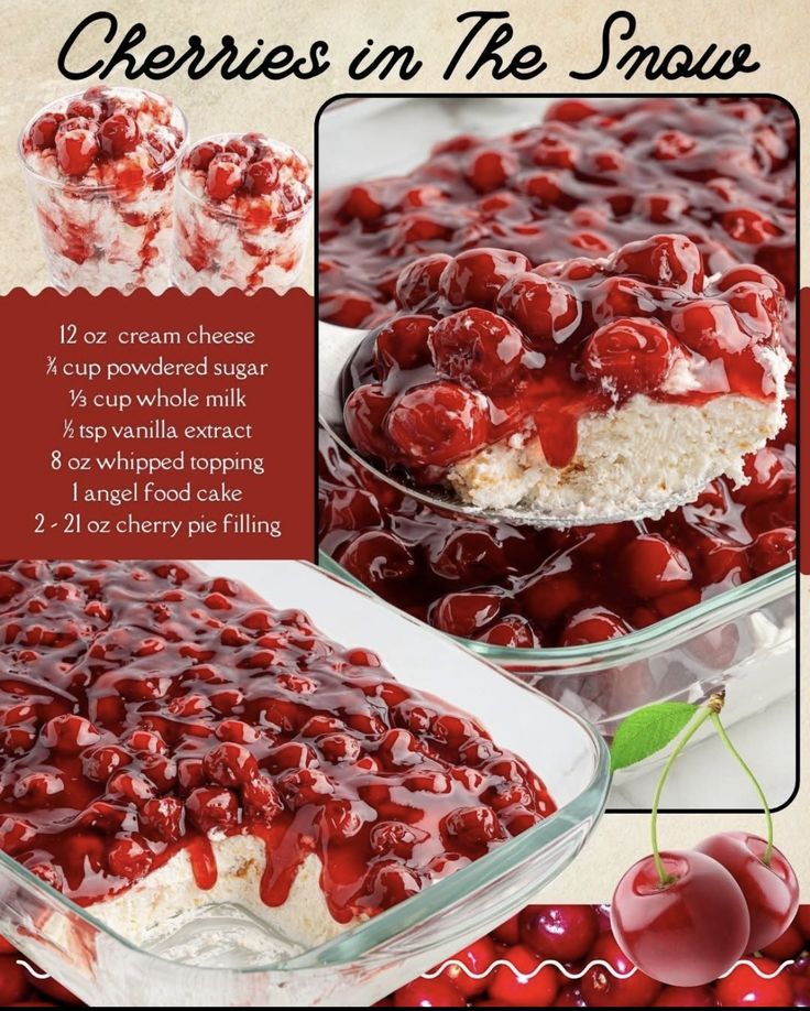 Cherries in the Snow Recipe