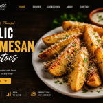 Make crispy garlic parmesan potato wedges in the oven! Easy, cheesy, and full of flavor—perfect as a side dish or snack.
