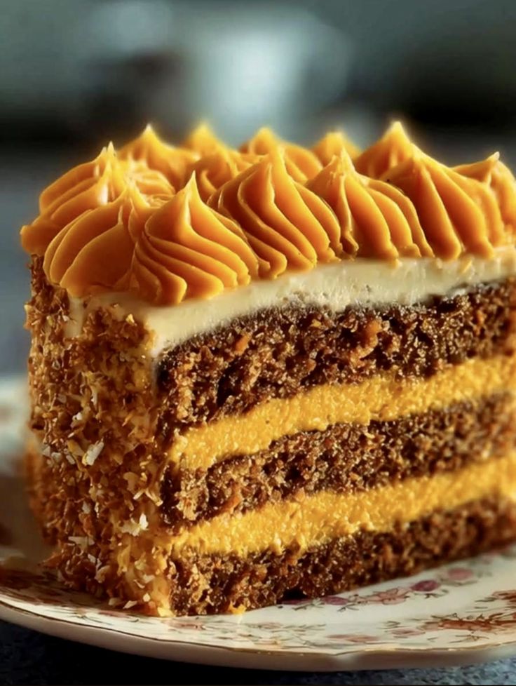 Moist Spiced Carrot Cake 🥕✨