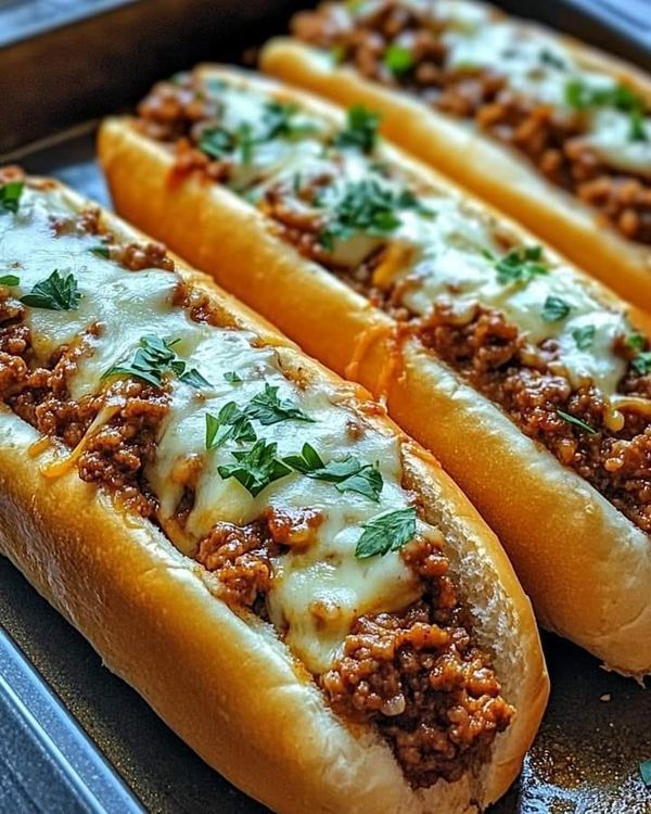 Cheesy Chili-Stuffed Hot Dog Buns Recipe