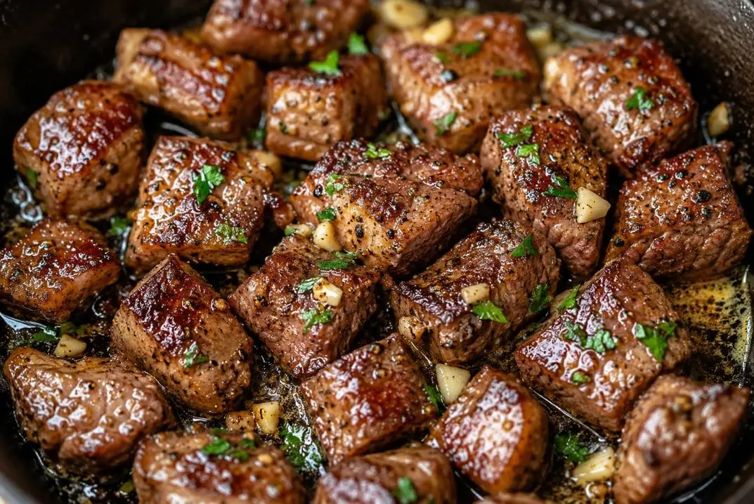Garlic Butter Steak Bites Recipe