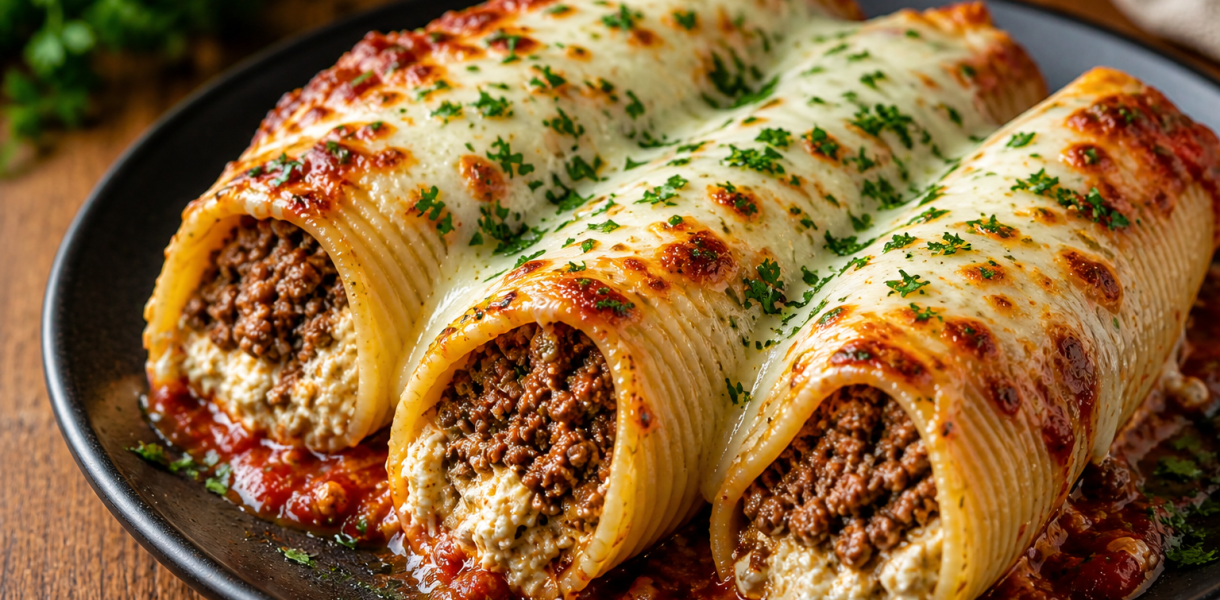Cheesy Stuffed Pasdts Shells