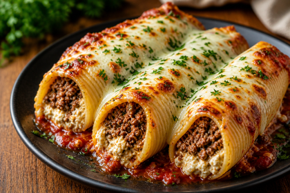 Cheesy Stuffed Pasdts Shells