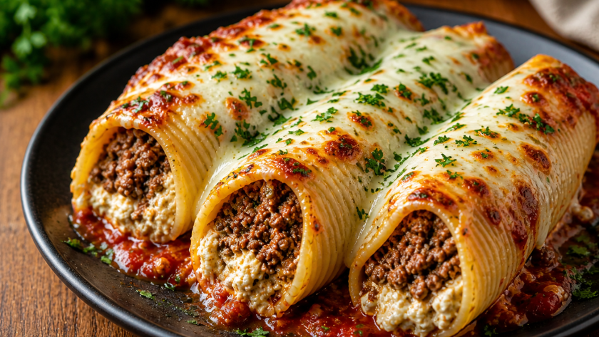 Cheesy Stuffed Pasdts Shells